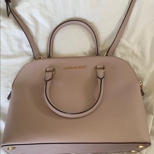 Large Blush Michael Kors Shoulder Bag